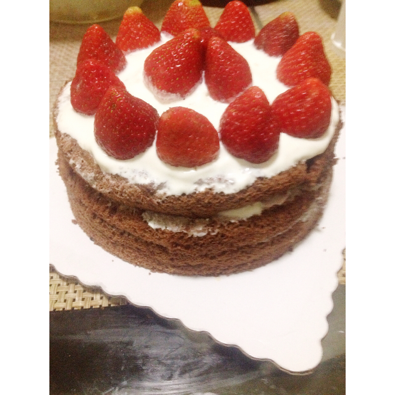 6寸可可戚风（内附8寸5蛋配方）