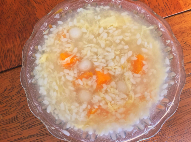 米酒蛋花小汤圆