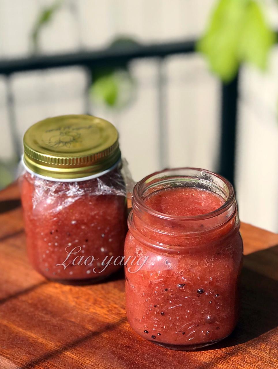 自制无添加草莓酱