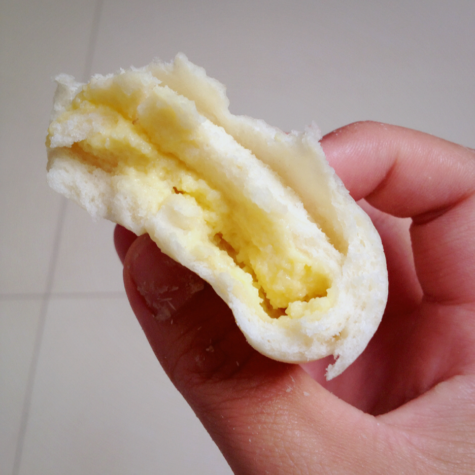 自制无油奶黄包