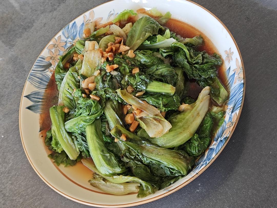白灼西生菜