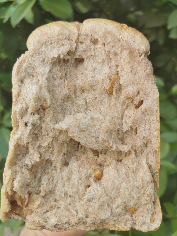 全麦核桃土司 中种法