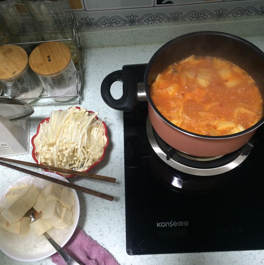 韩国泡菜豆腐汤