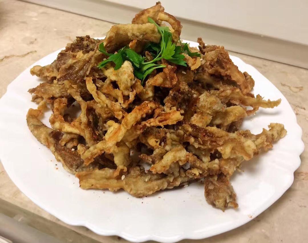 干炸蘑菇（家乡版）
