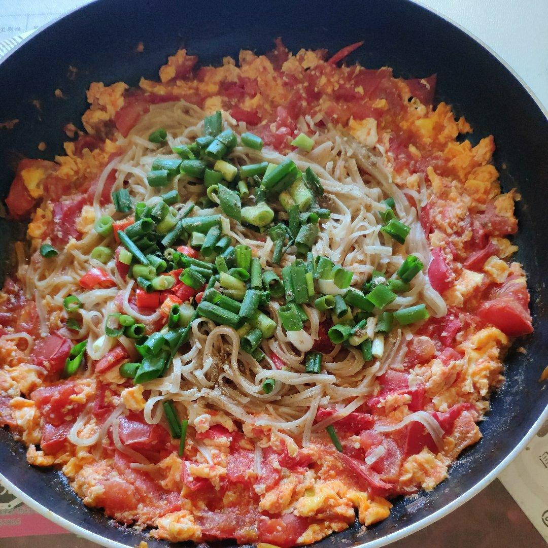 西红柿鸡蛋豆腐荞麦面【减脂餐】