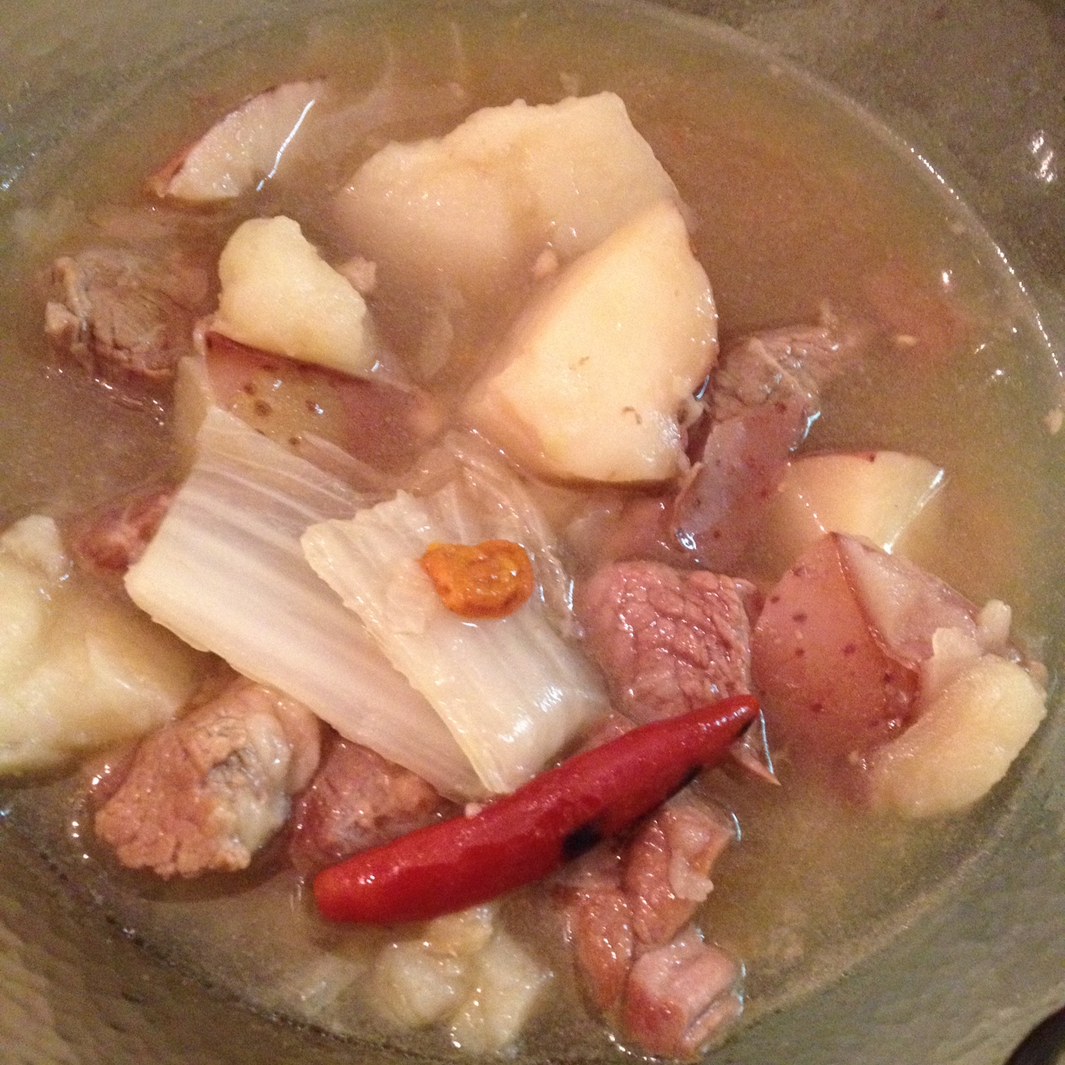 羊肉炖白菜
