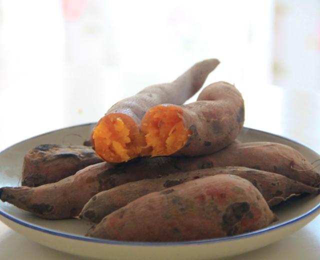 素食•简版烤红薯（非烤箱）的做法