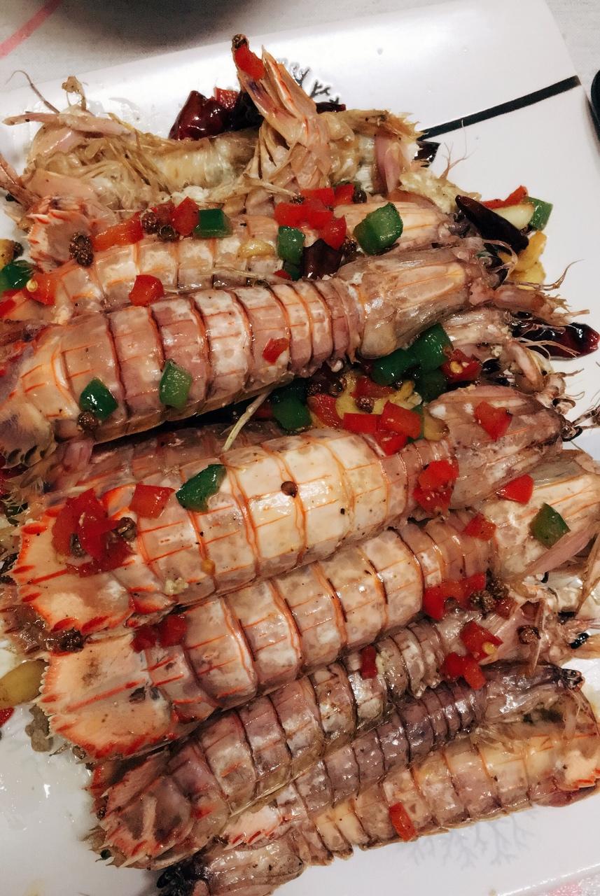 柳晏子做的椒盐濑尿虾