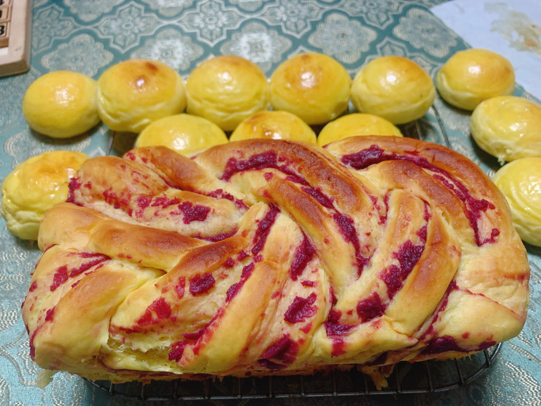 早餐吐司【南瓜紫薯】