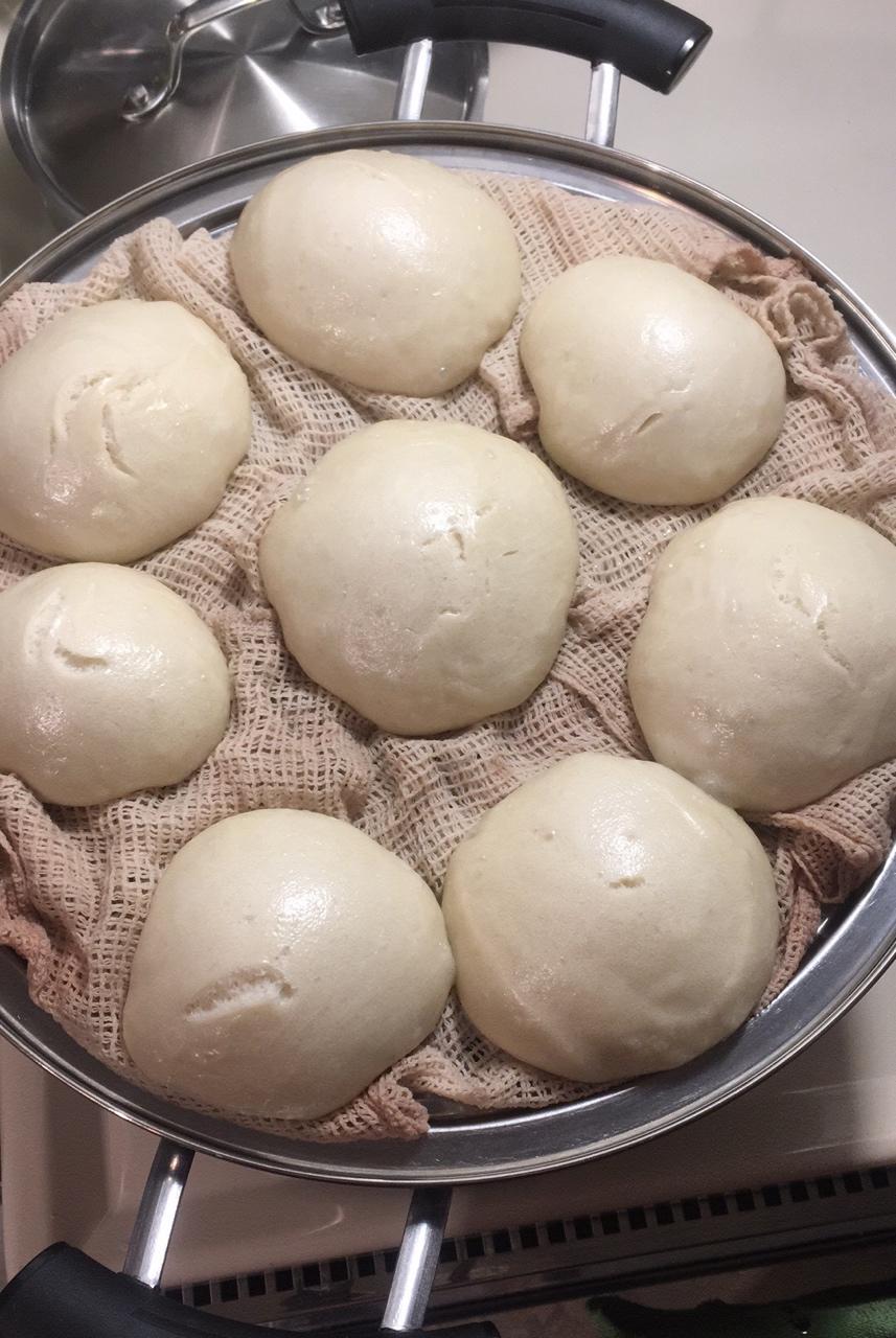 cfj826做的纯手工碱面馒头(从做酵头开始)