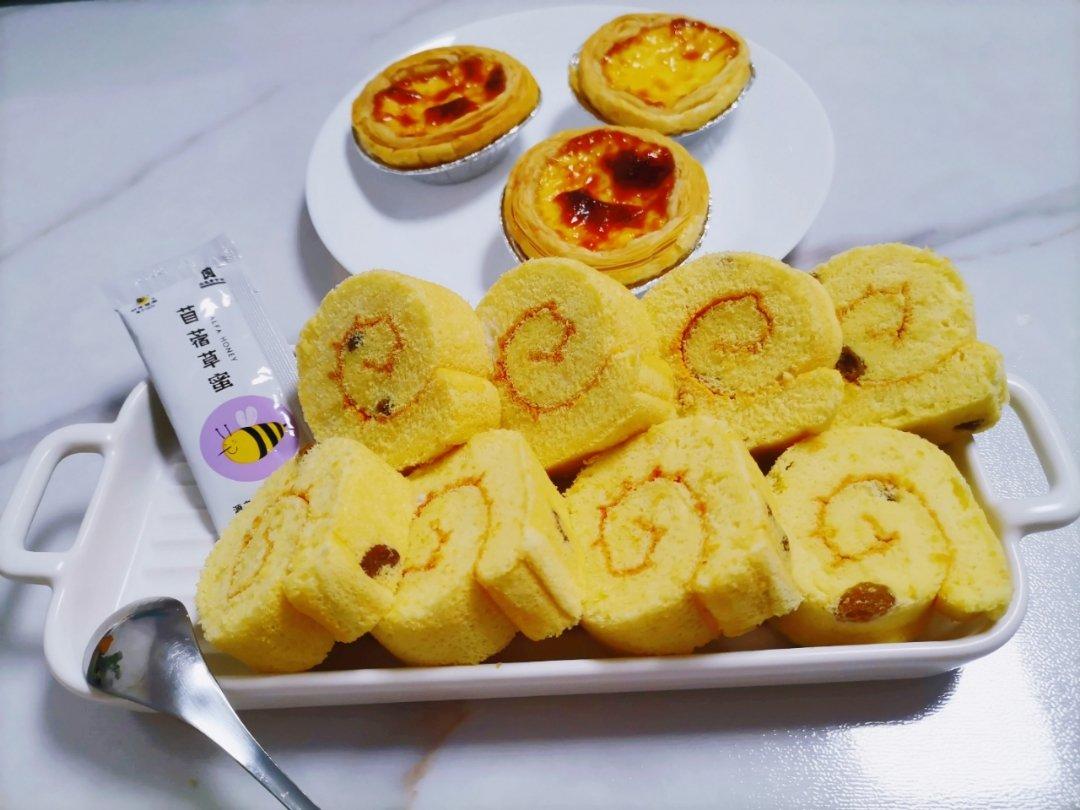 葡萄干蛋糕卷
