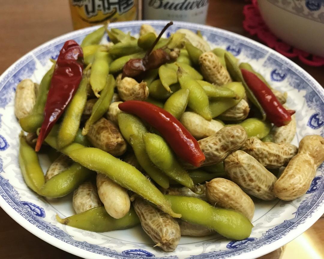 #夏日必备#五香花生毛豆