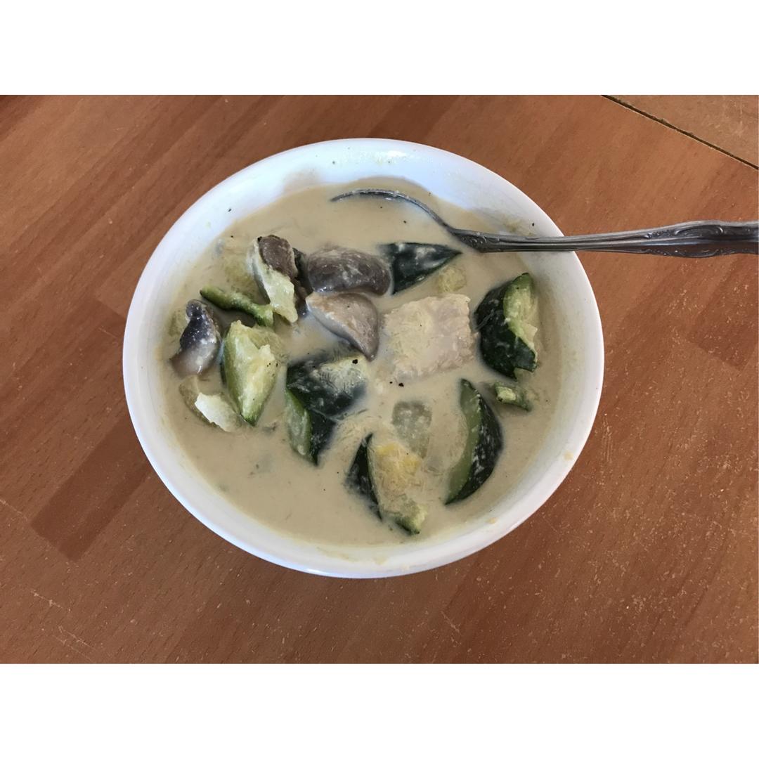 【曼食慢语】泰式绿咖喱鸡