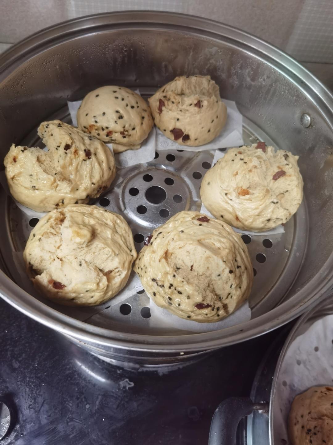 妥妥的红糖开花馒头