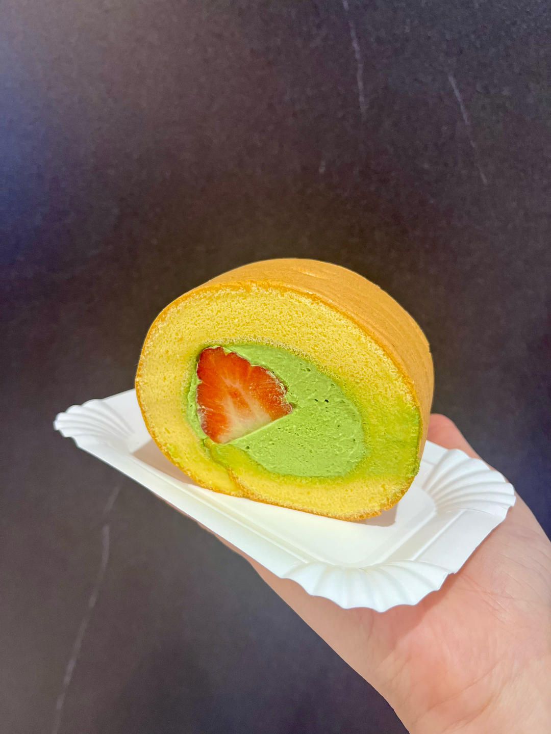 松软不开裂的日式草莓蛋糕卷🍓