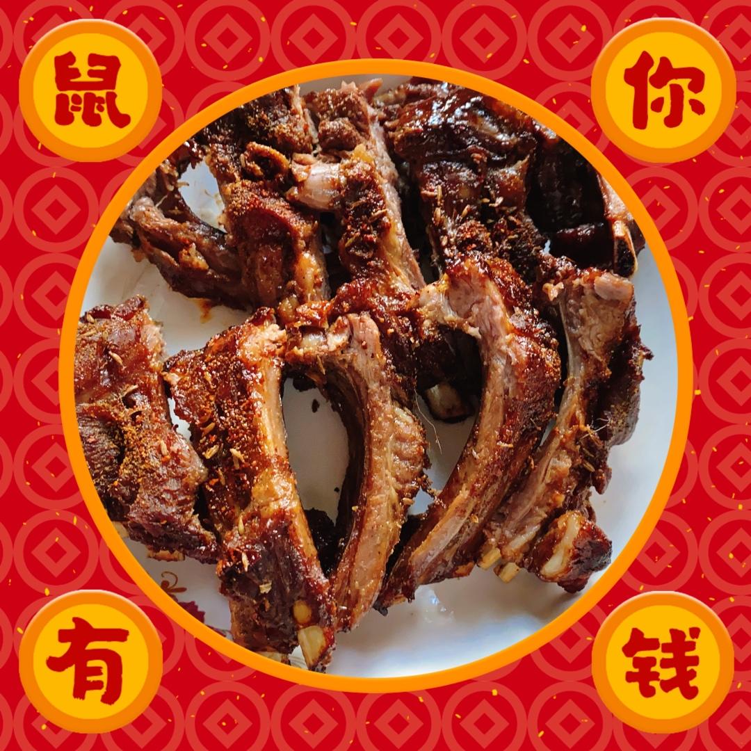 烤箱版的烤羊排