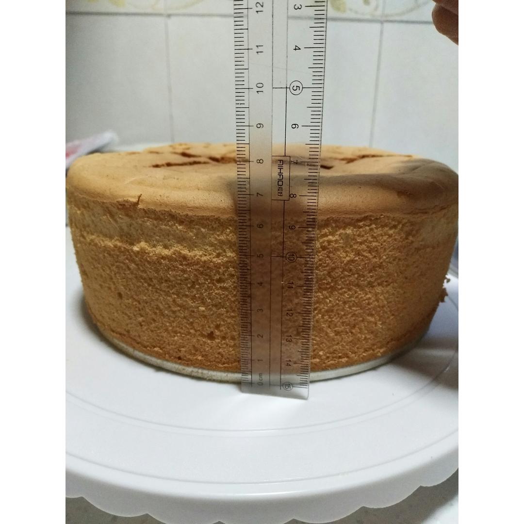 屡试不爽的完美戚风蛋糕~【爬得超高哦】（六寸）