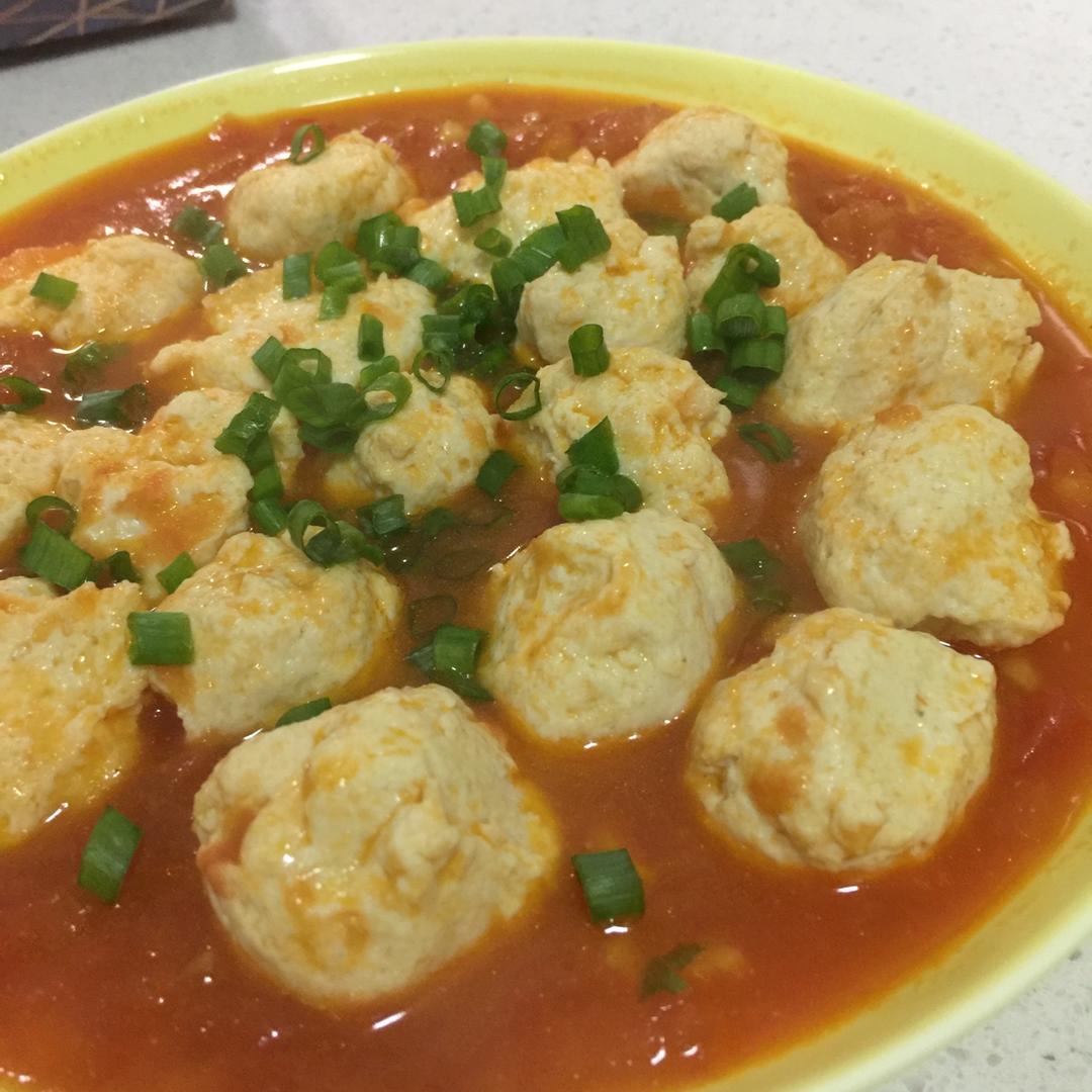 【番茄鸡肉丸】