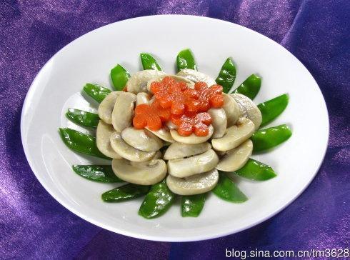 蘑菇荷兰豆的做法