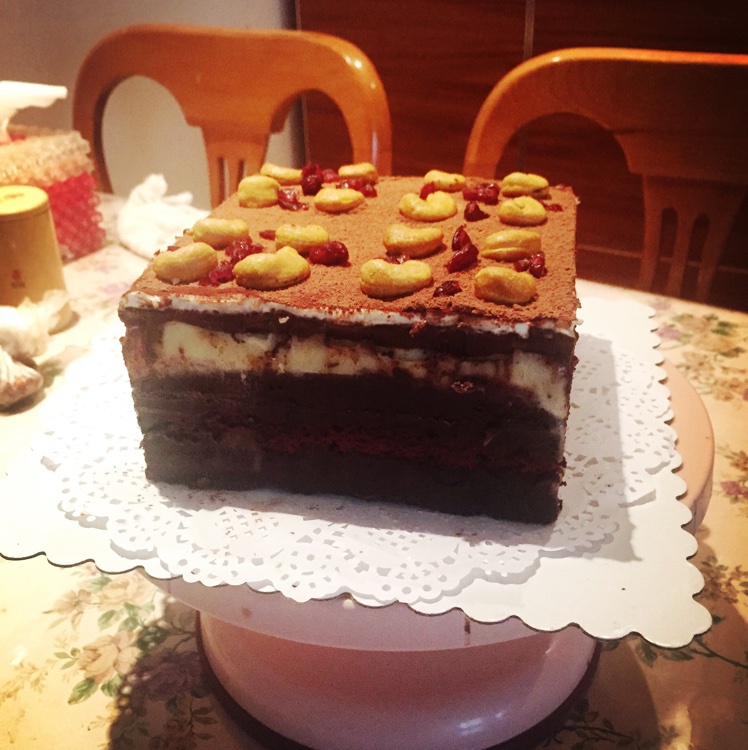 ringの卡其卡做的布朗尼红丝绒蛋糕