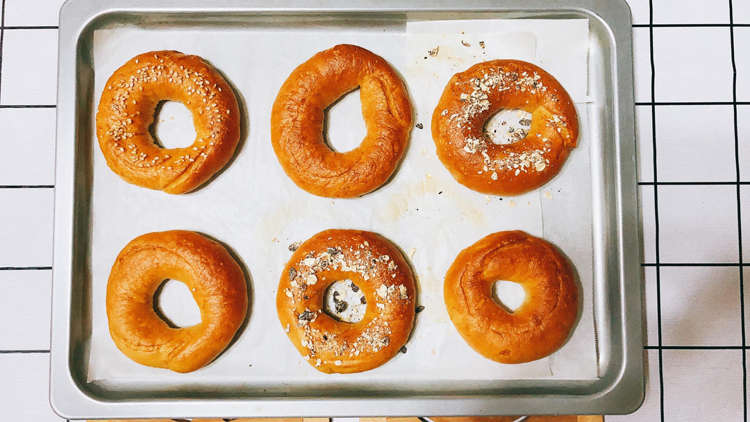 日本贝果名店公开配方，低脂全麦贝果