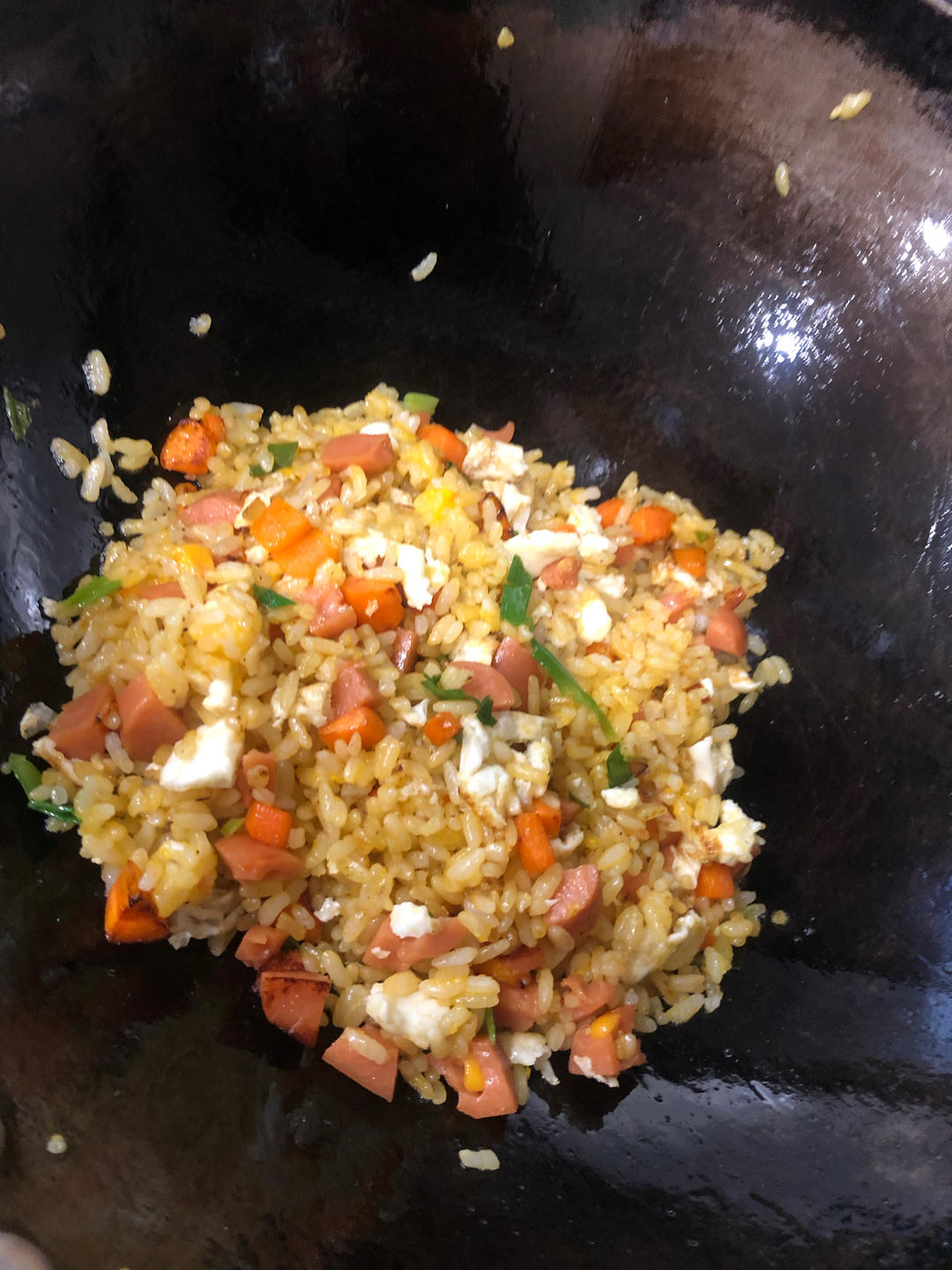 炒米饭蛋炒饭二十分钟快手家常