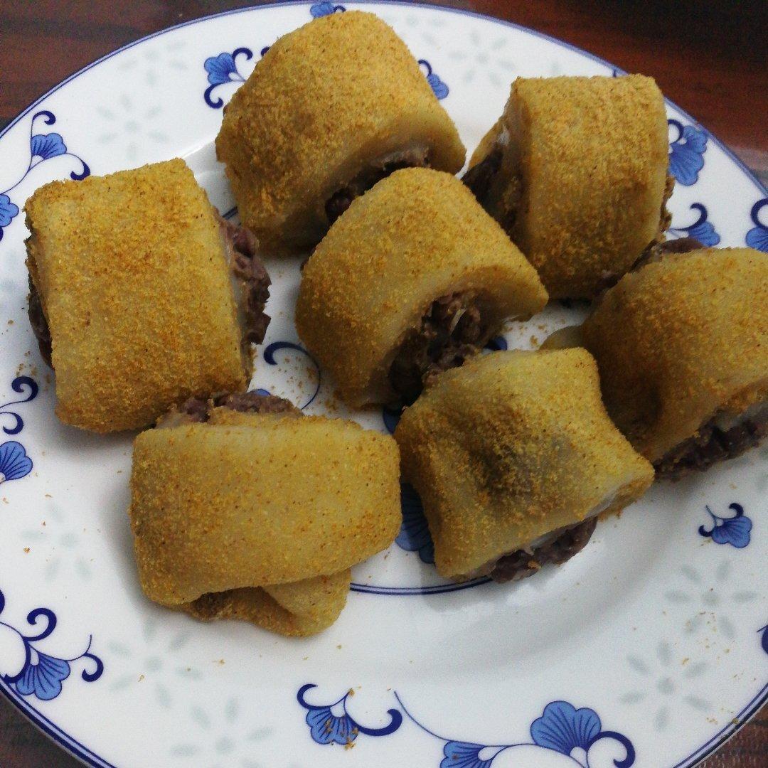 恣意忘形-好做的驴打滚/豆面糕/如何做黄豆粉