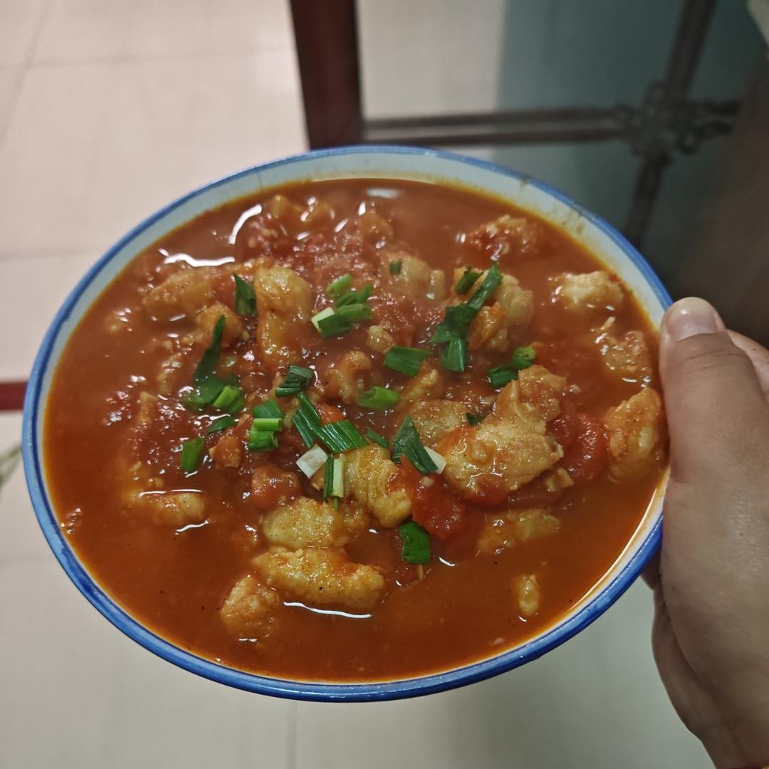 番茄鱼巴沙鱼（也可以用番茄龙利鱼），番茄酱汁超浓郁，营养又下饭！