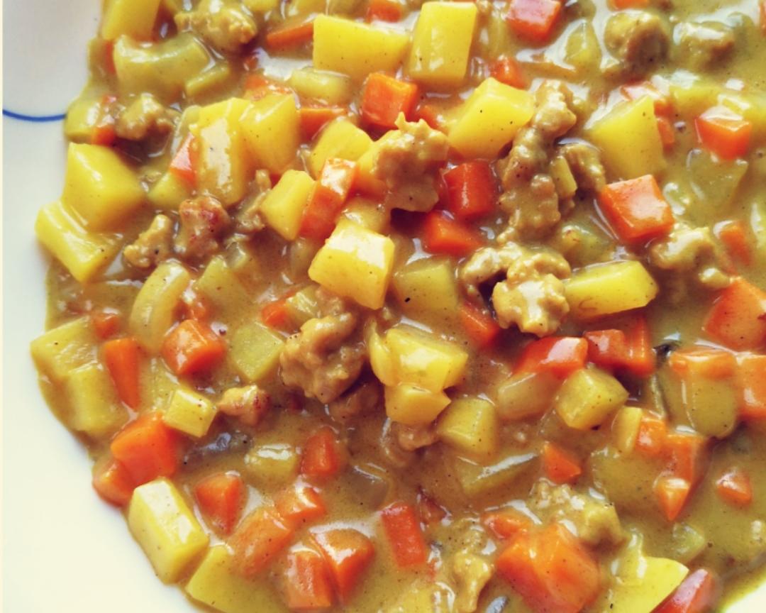 咖喱土豆肉酱～拌饭的绝配