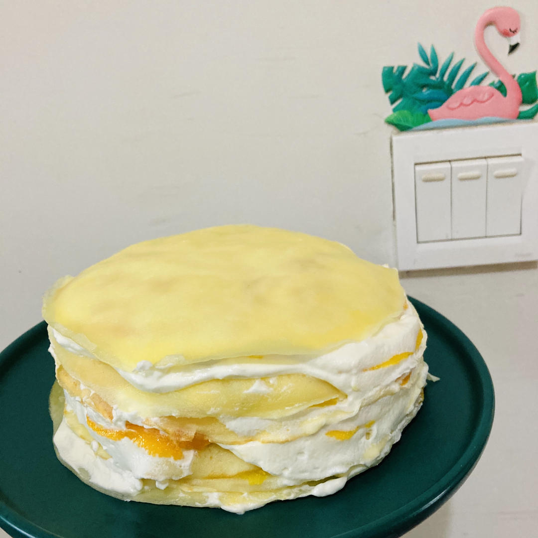 芒果千层蛋糕，100%成功告别煎皮无能