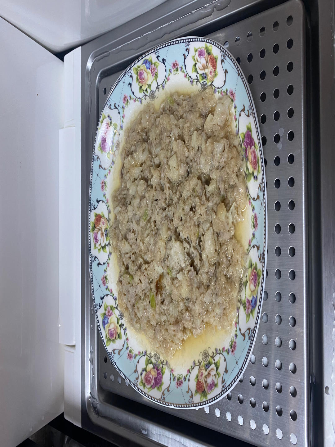 孩子爱吃的蒸肉饼