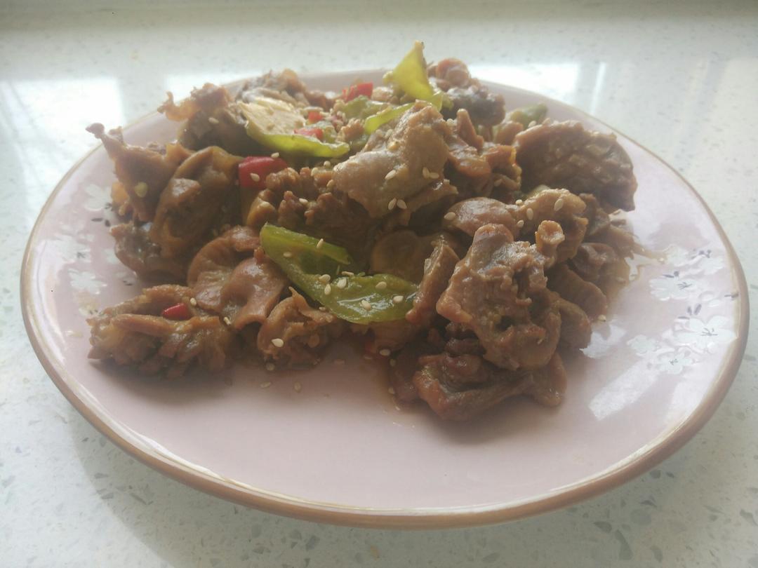 小米椒爆鸡胗
