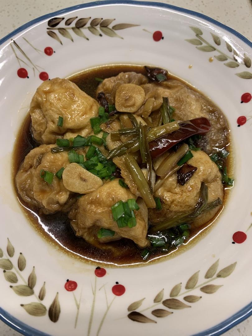 【上海本帮菜】油面筋塞肉（汤汁超下饭）