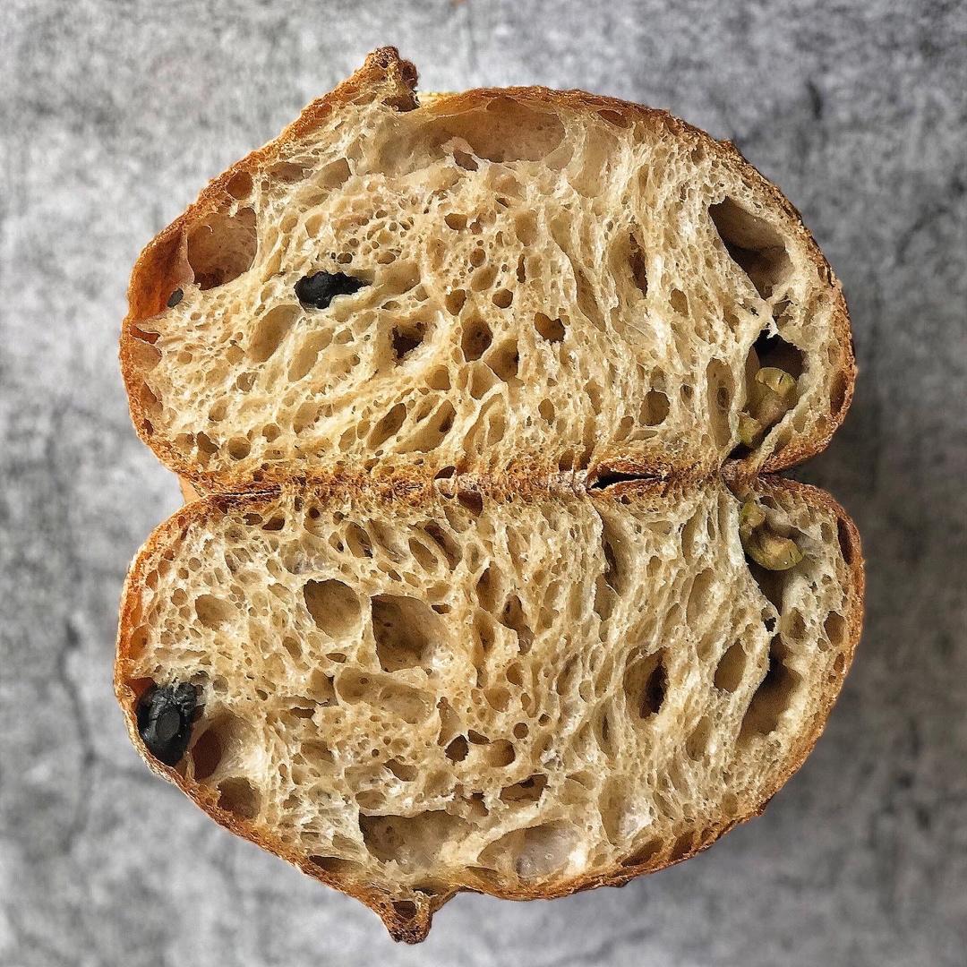 欧包切面组织气孔