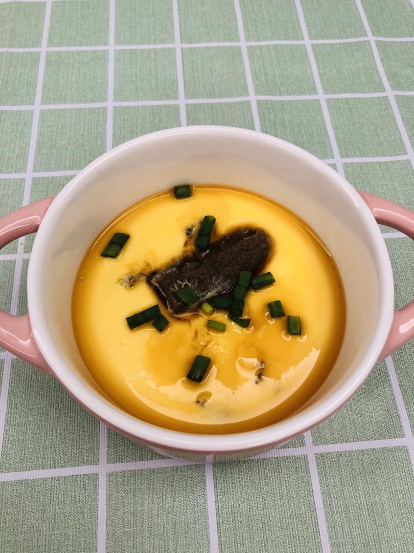 一碗美美的蒸水蛋（海参炖蛋）