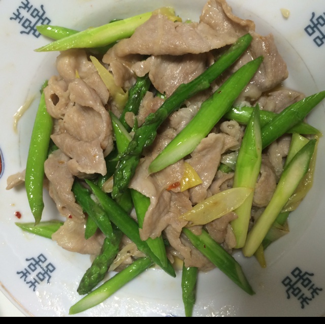 芦笋炒肉