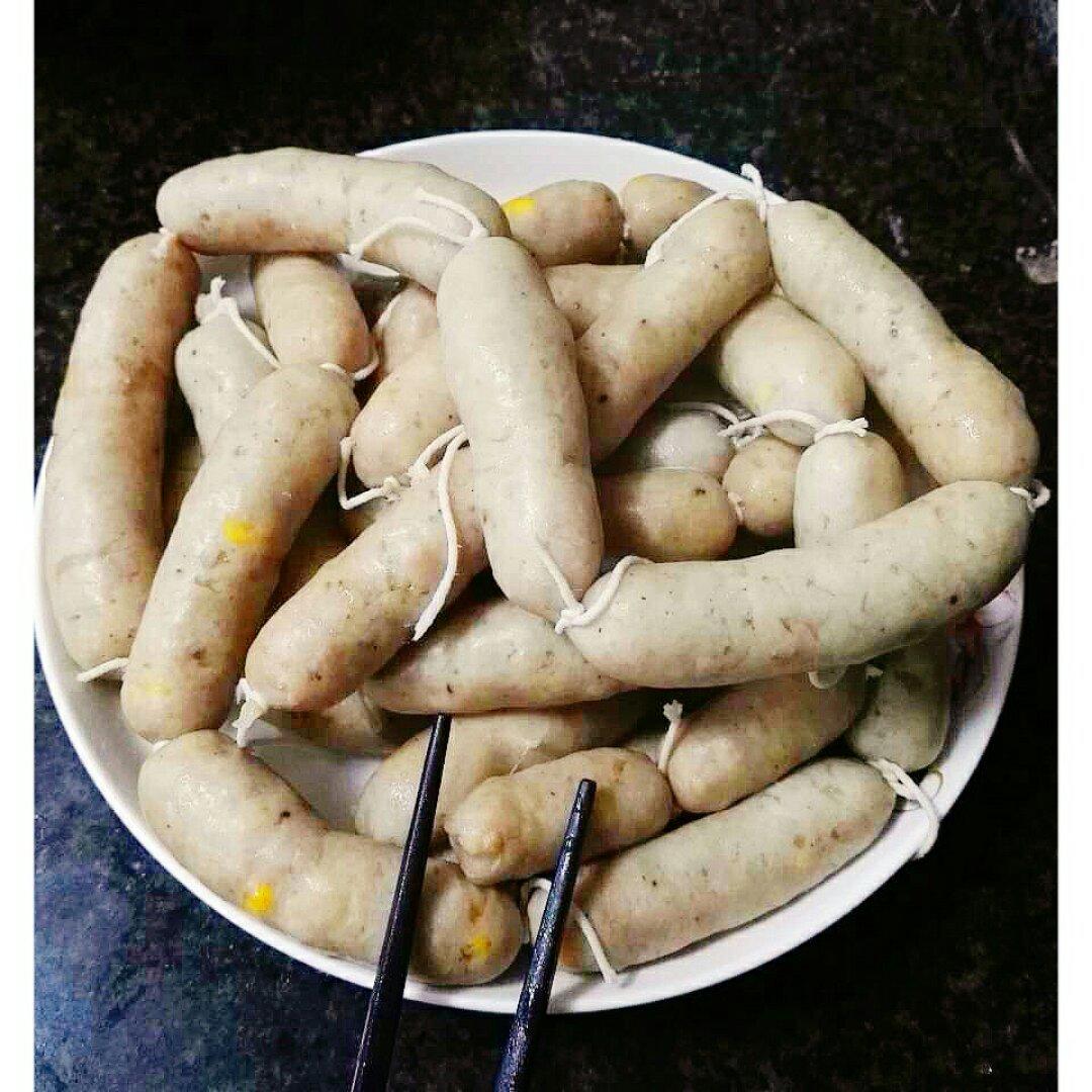 自制脆皮小香肠