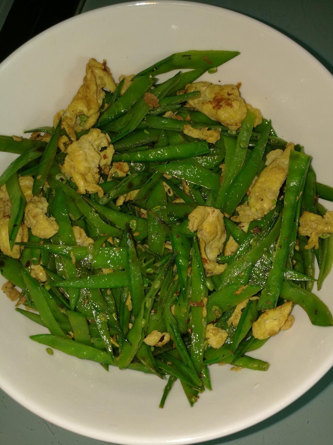 荷兰豆炒蛋