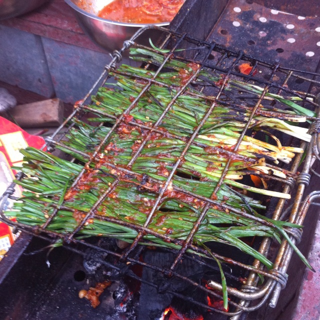 烤韭菜