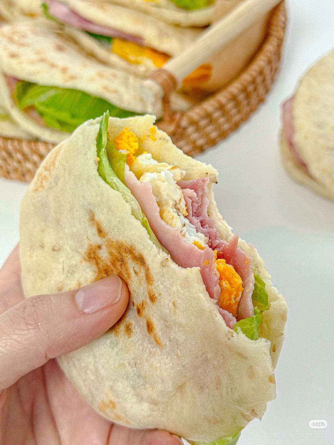 芝麻盐空心烧饼