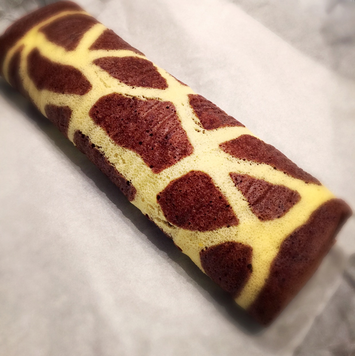 超萌长颈鹿蛋糕卷
