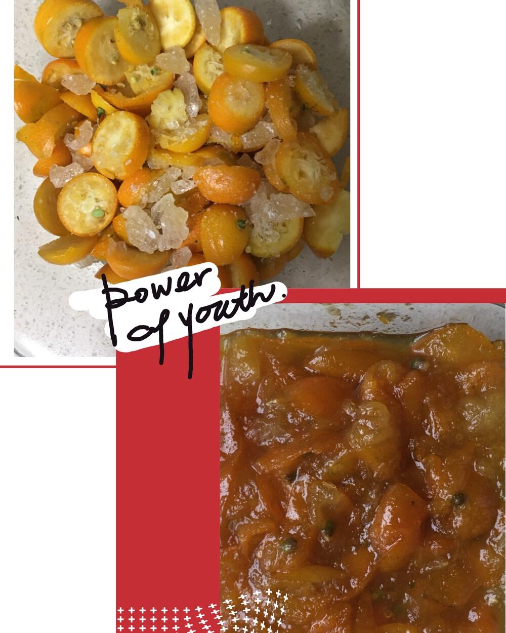 金桔酱润肺止咳化痰疗效好。金桔酱。