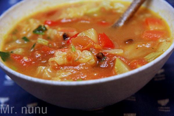 印度蔬菜浓汤的做法