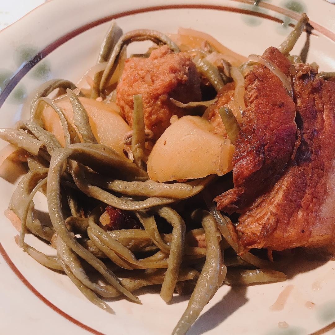 干豆角烧肉