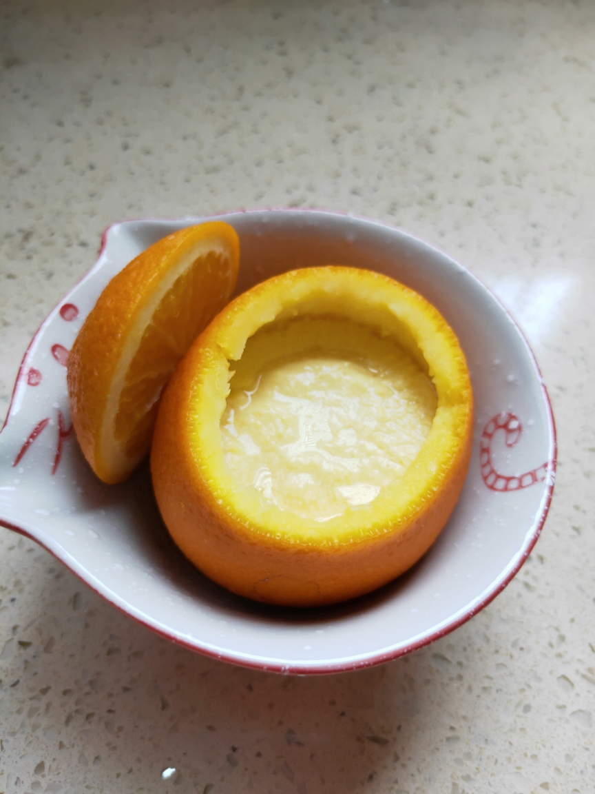 香橙炖蛋的做法