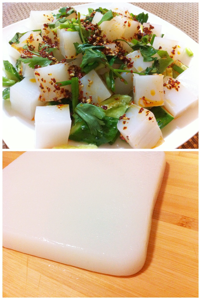 zhaonxue做的玉米粉自制凉粉