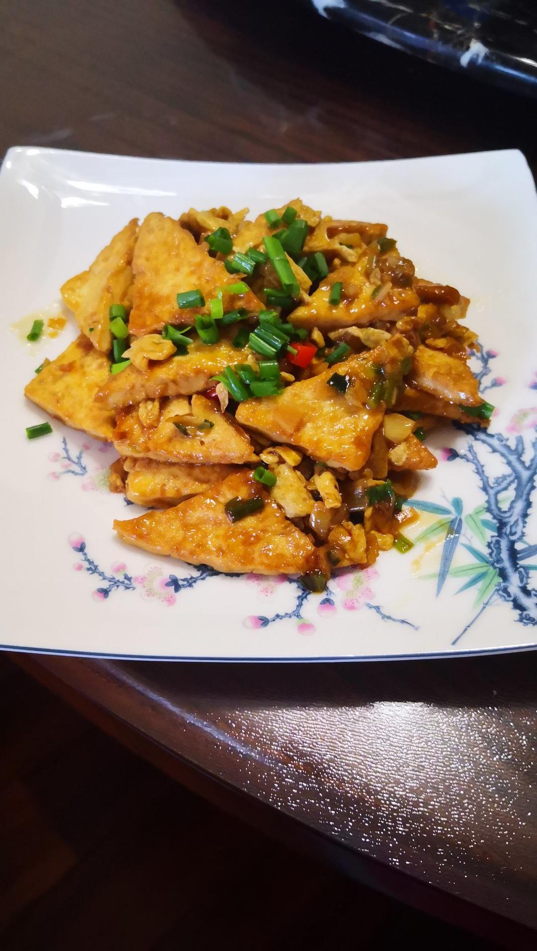 焖煎豆腐