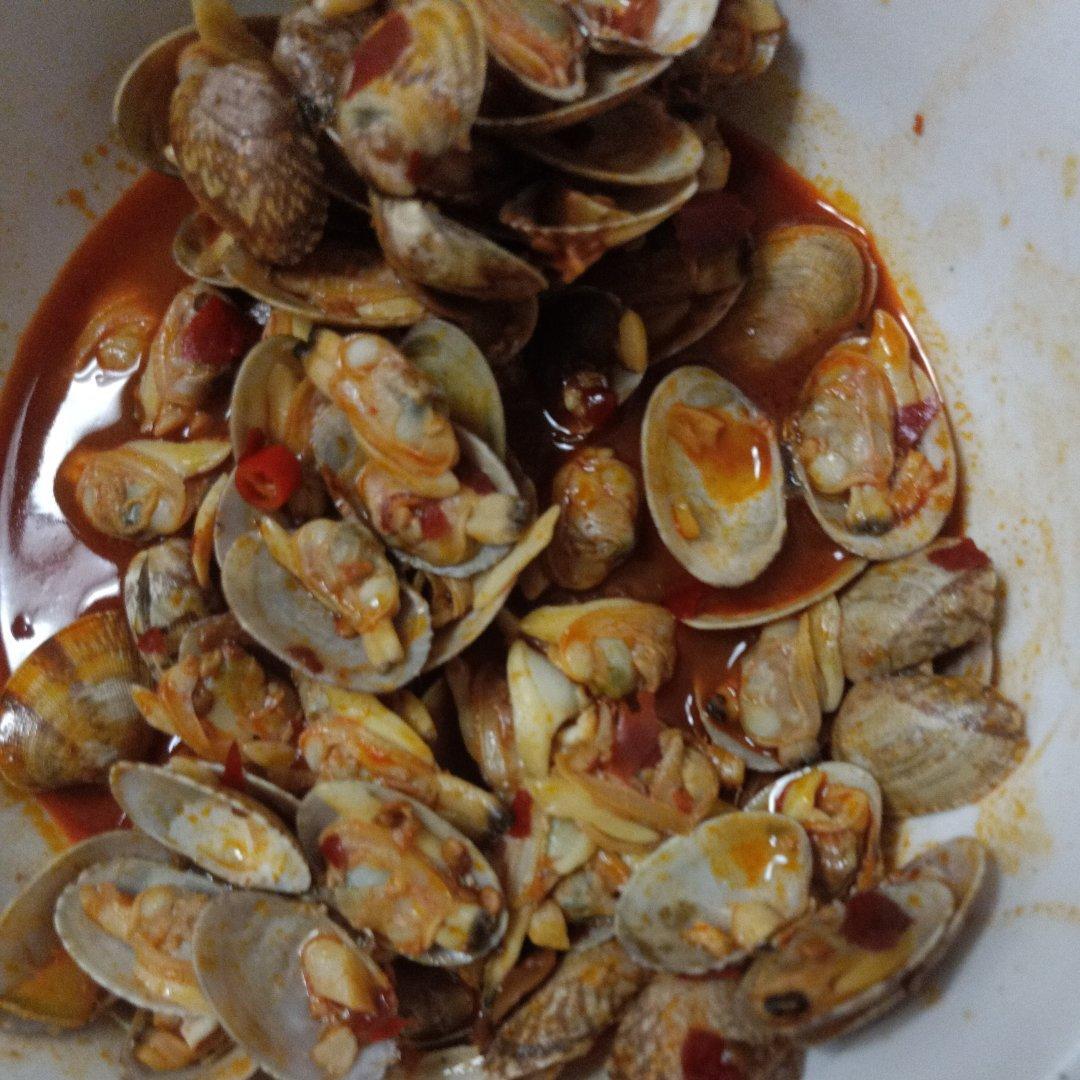 家常蒜蓉花甲（蛤蜊）蒜蓉花蛤饭店口感