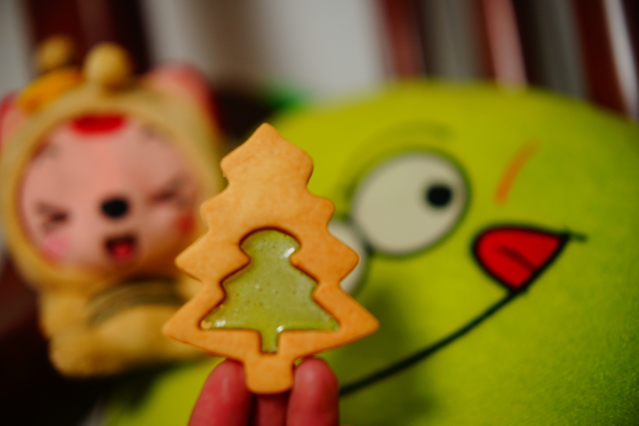 圣诞树透明糖心饼干的做法
