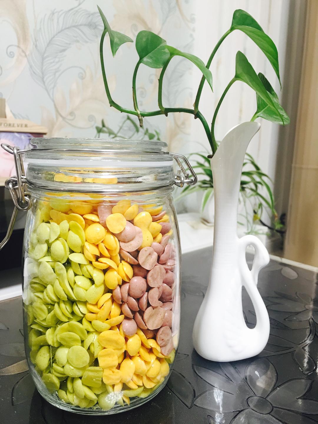 无糖溶豆 手工溶豆自制宝宝溶豆酸奶溶豆～各种水果味